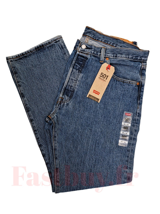 Levi’s 501 Original Fit Medium Stonewash Bleu 0193 Levis
