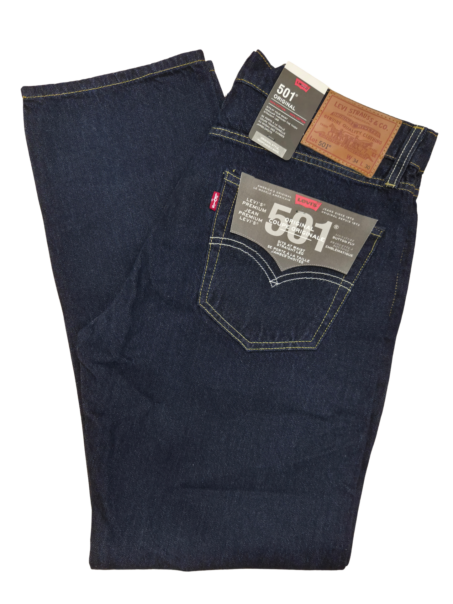 Jean Levis 501 0101 PREMIUM One Wash Bleu