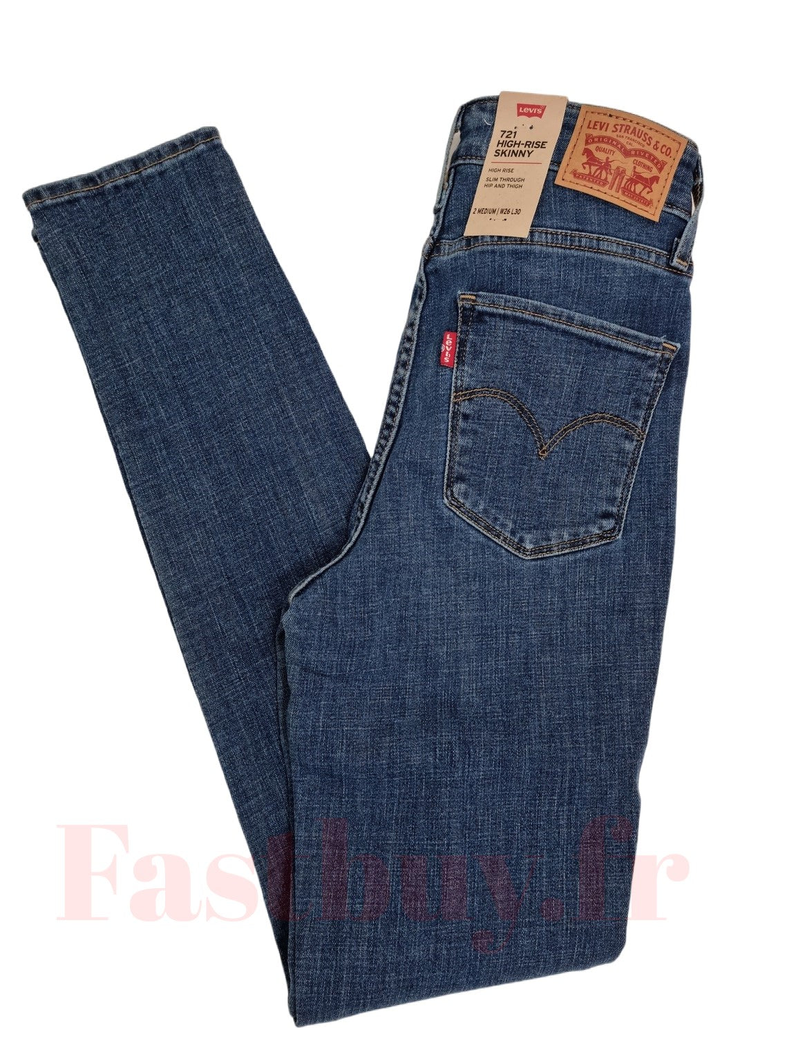 Levi's 721 High-Rise Skinny Bleu Foncé 0179 Levis