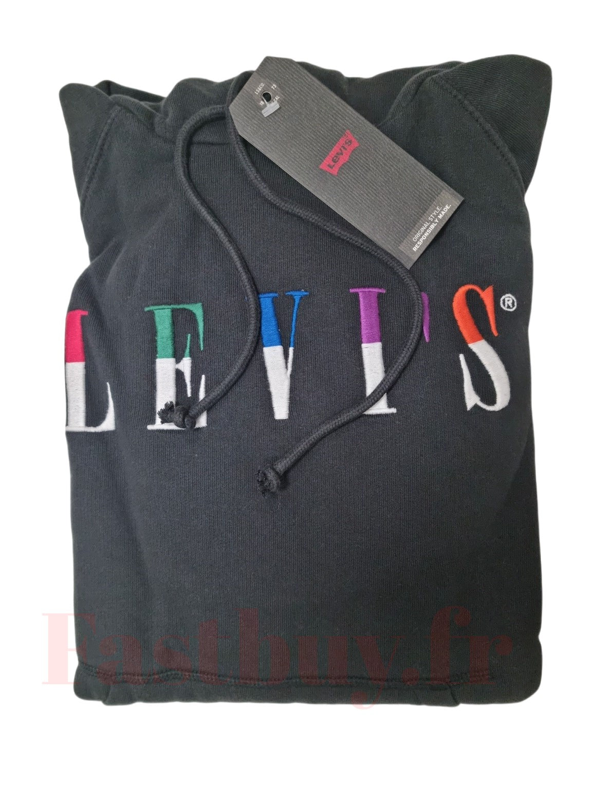 Hoodie Noir Logo Couleur 359460247 Levis