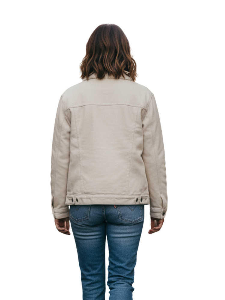 Veste Sherpa Levis Ex-Boyfriend Beige Femme 361370030 Levis