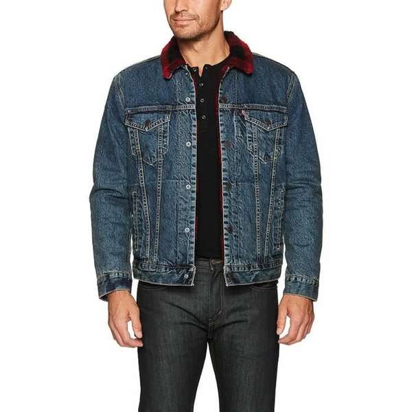 Levis sherpa bleu 163650046 jacket