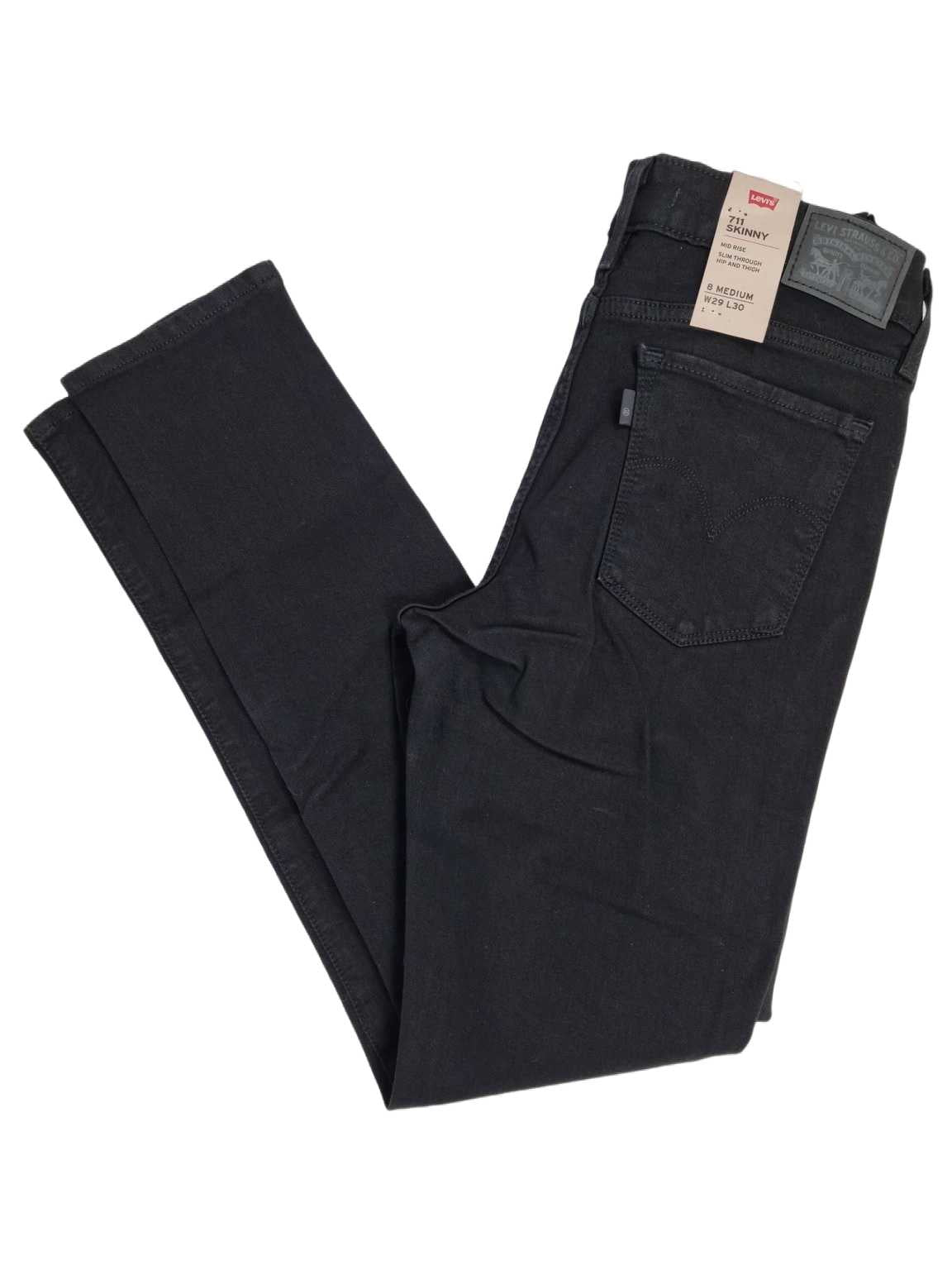 JEAN LEVIS 711 SKINNY 0204 NOIR