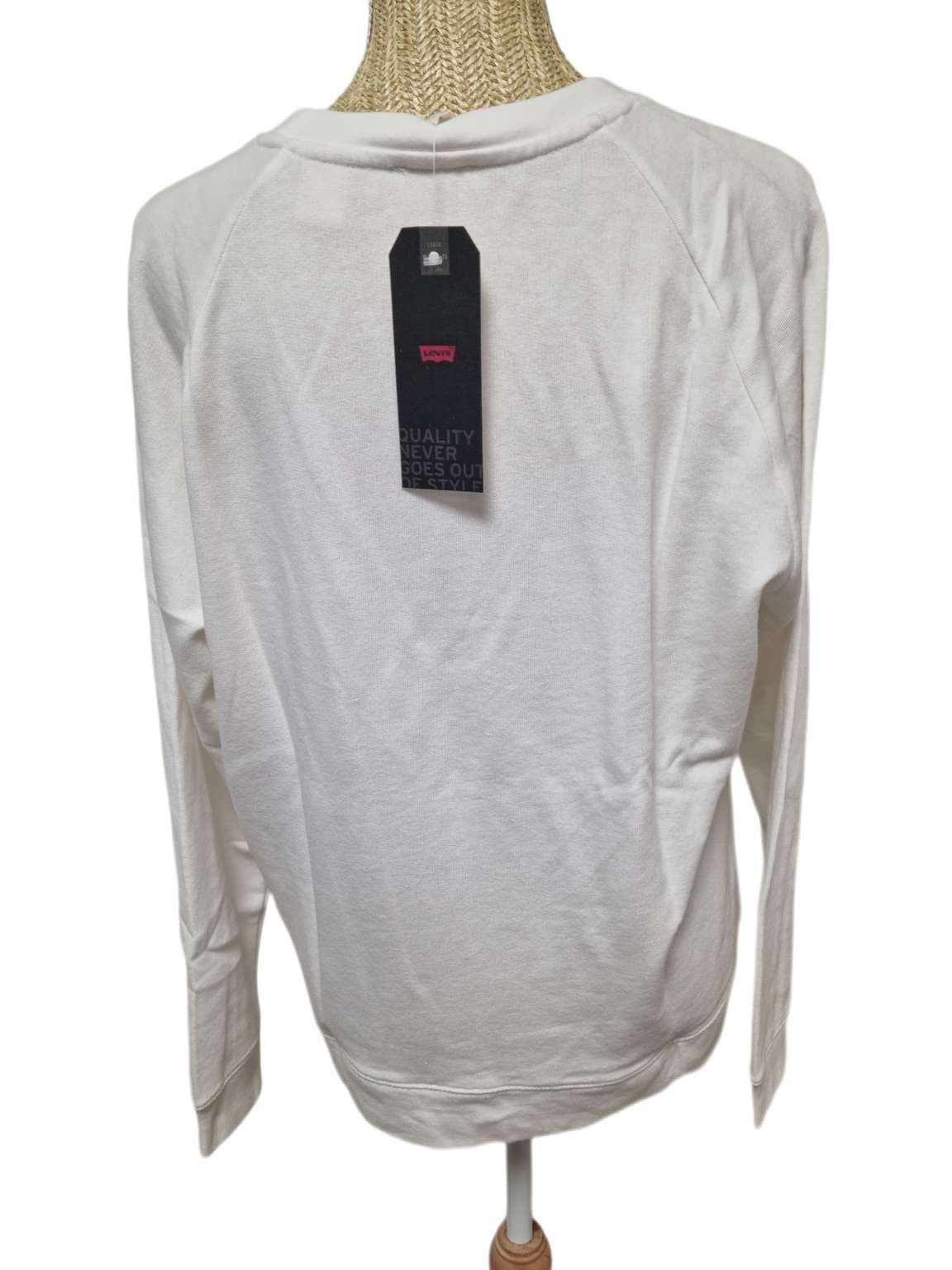 LEVIS SWEATSHIRT WHITE 297170062