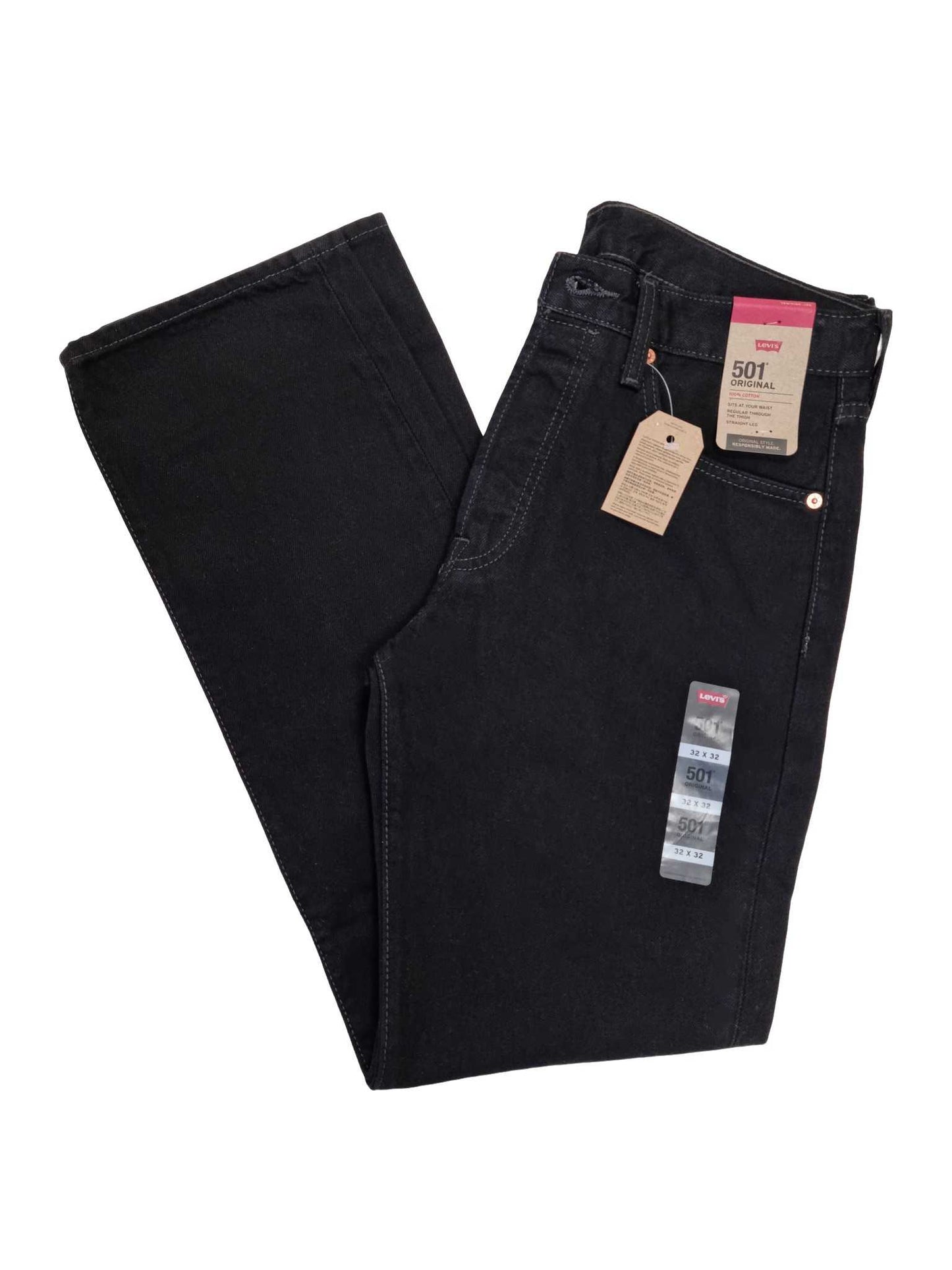 LEVI'S Jeans Homme 501 Le classique BLACK