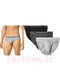 PACK 3X Slip Hugo Boss 5402 Blanc Gris Noir Hugo Boss