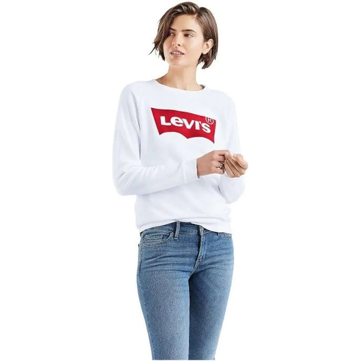 LEVIS SWEATSHIRT WHITE 297170062