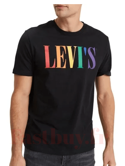 T-SHIRT LEVI'S PRIDE COMMUNITY GRAPHIC TEE NOIR Levis
