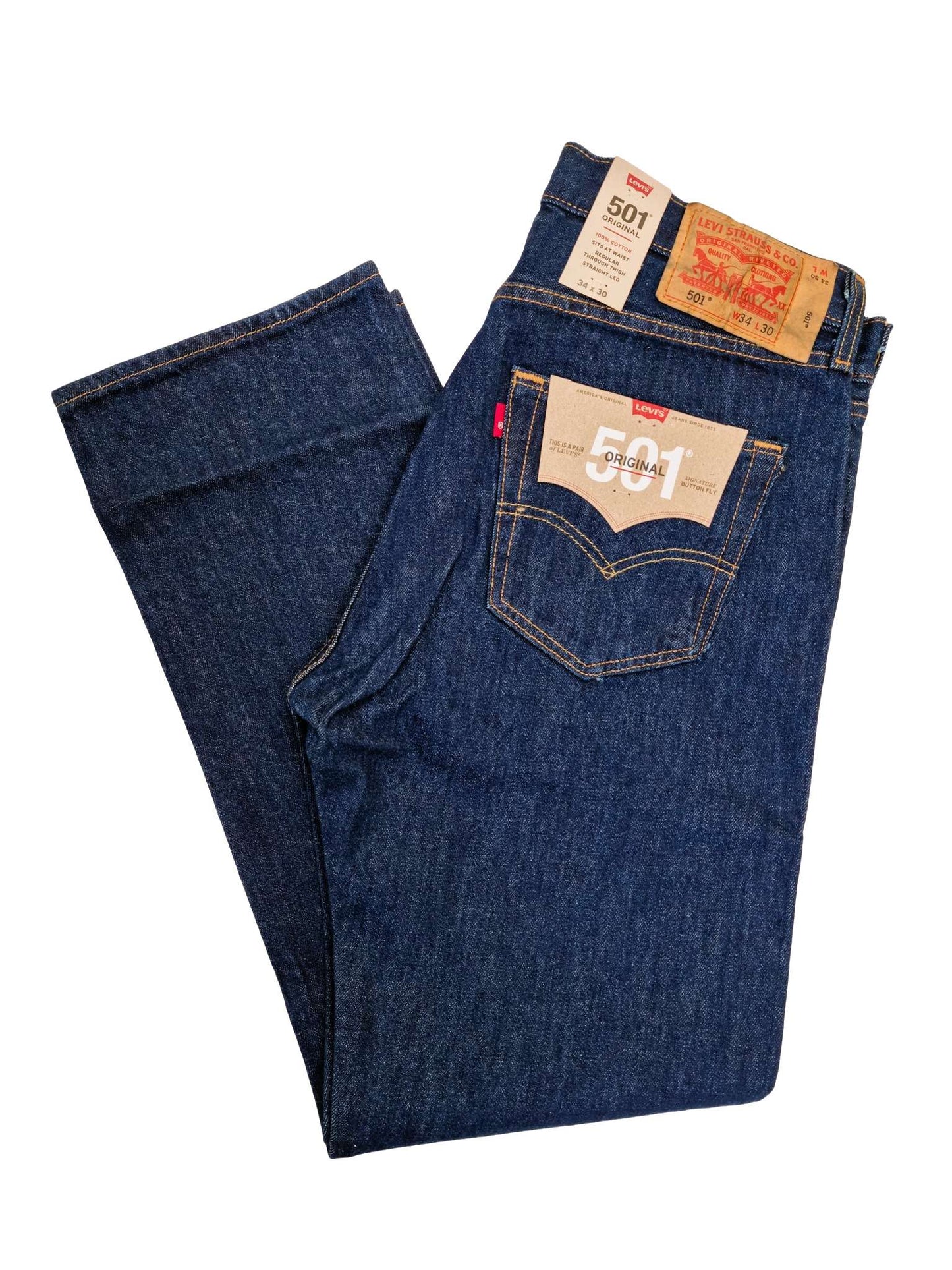Jean Levis Homme Droit 501 ONE WASH