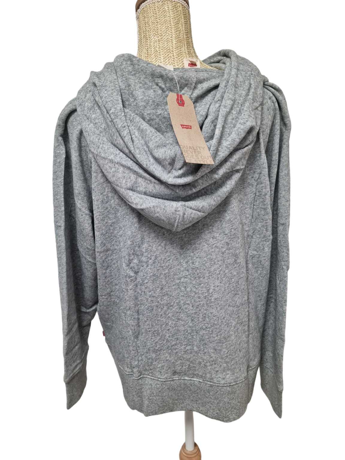 LEVIS HOODIE GREY WOMEN 60111