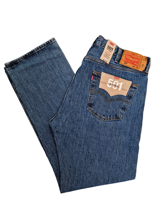 Levi’s 501 Original Fit Medium Stonewash Bleu 0193 Levis