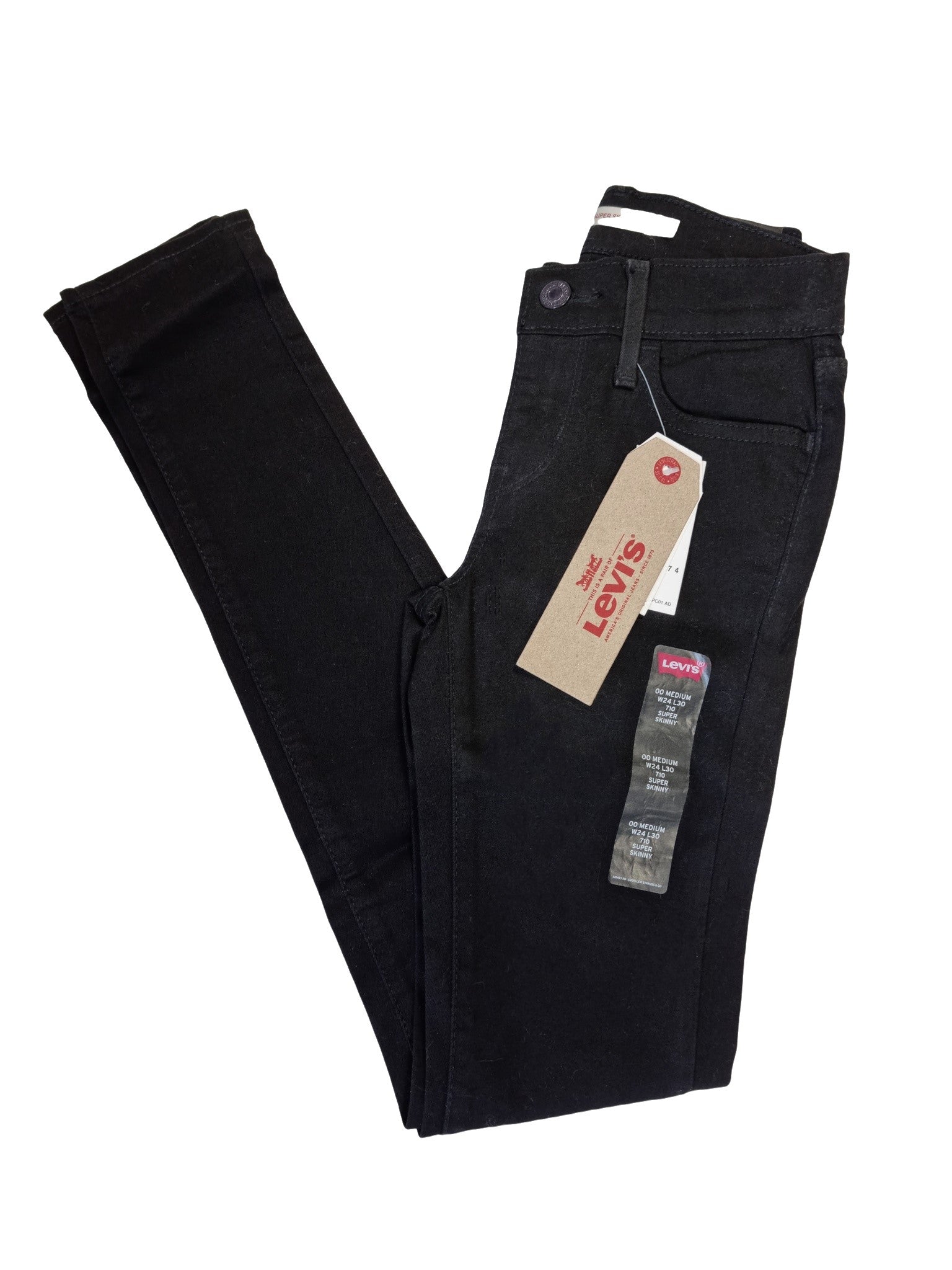 Levi's 710 Super Skinny Noir 0047 Levis