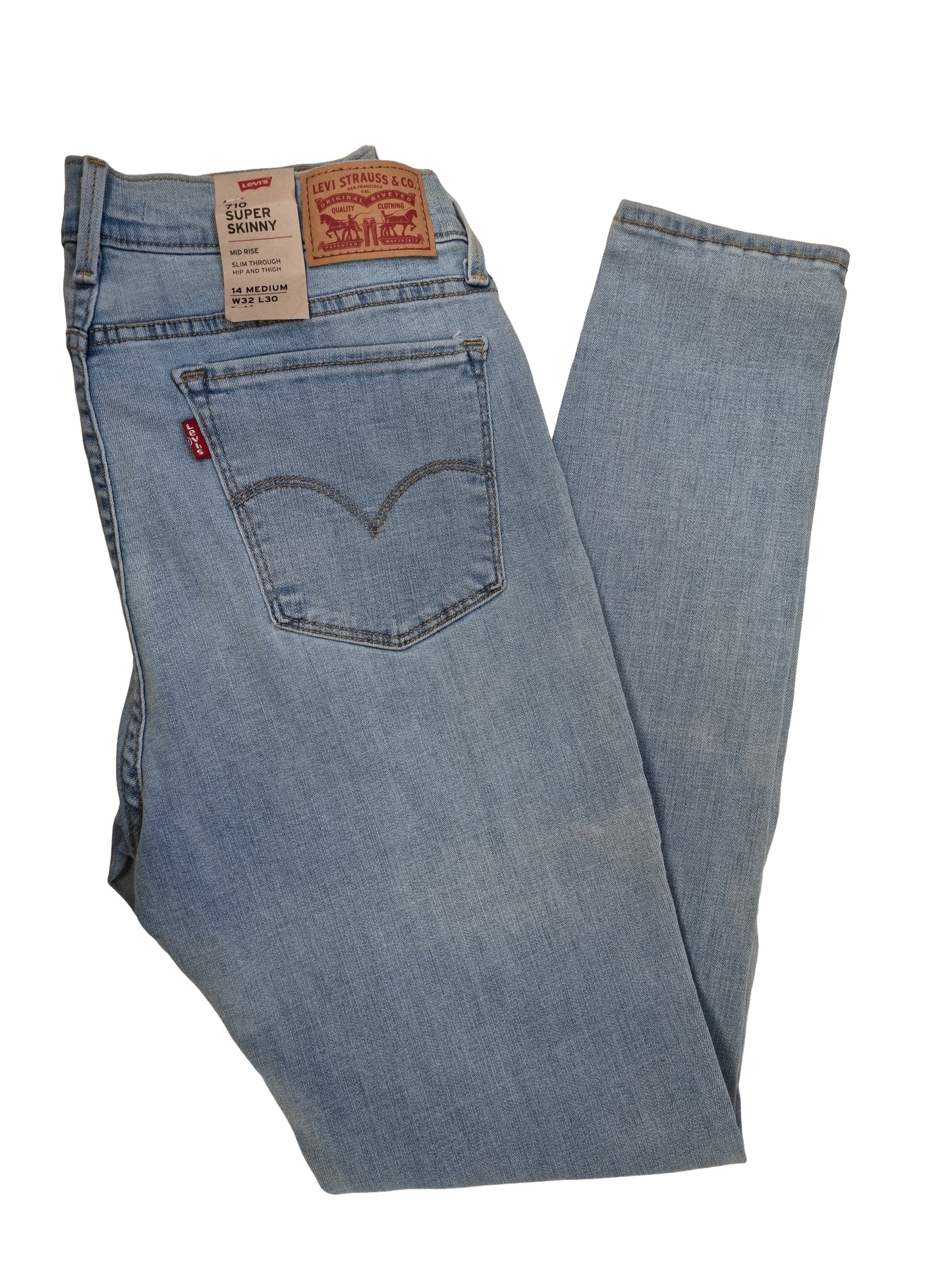 Levi's 710 Super Skinny Bleu Clair 0133 Levis