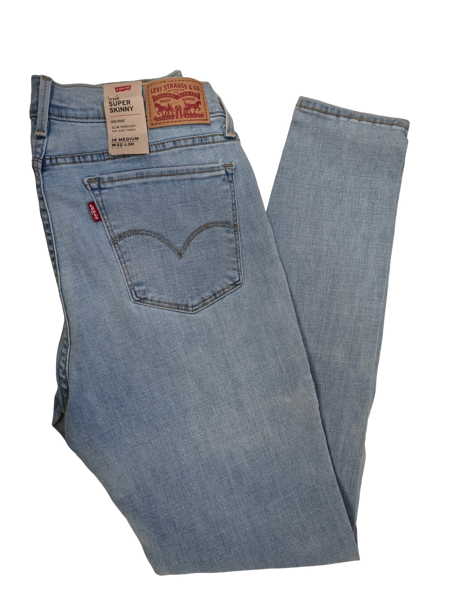 Levi's 710 Super Skinny Bleu Clair 0133 Levis