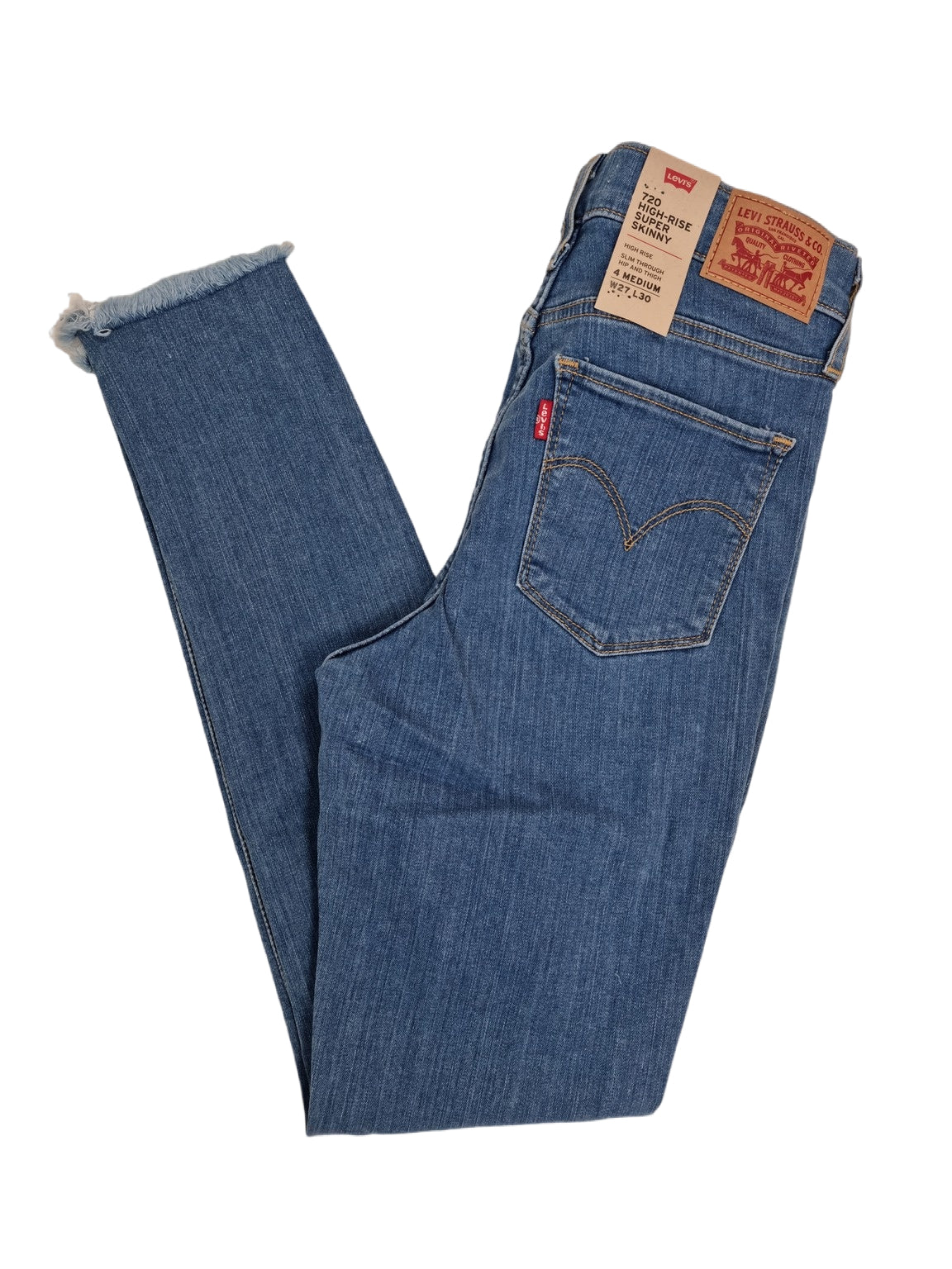 Levi's 720 High-Rise Super Skinny Bleu 0110 Levis