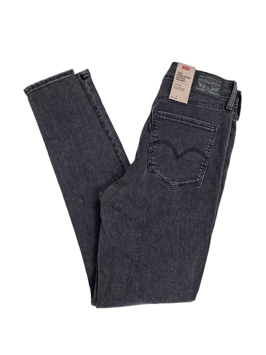 Levi's 720 High-Rise Super Skinny Gris 0125 Levis