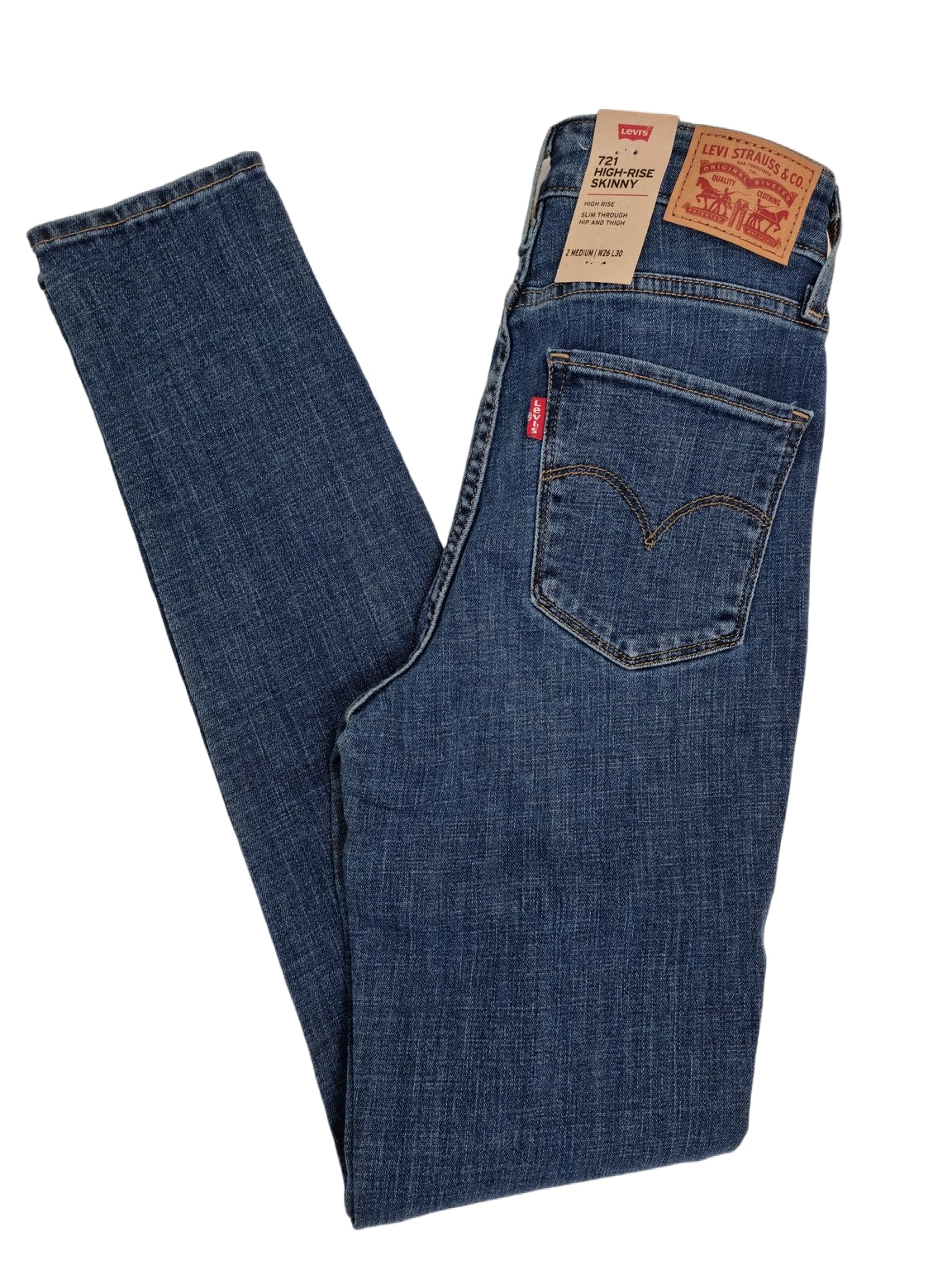 Levi's 721 High-Rise Skinny Bleu Foncé 0179 Levis