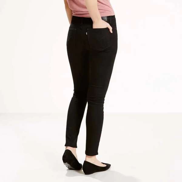JEAN LEVIS 711 SKINNY 0204 NOIR