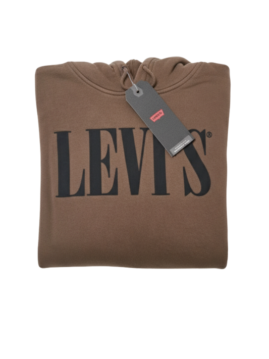 Hoodie Levis Relaxed Graphic 384790012 Dark Brown Levis