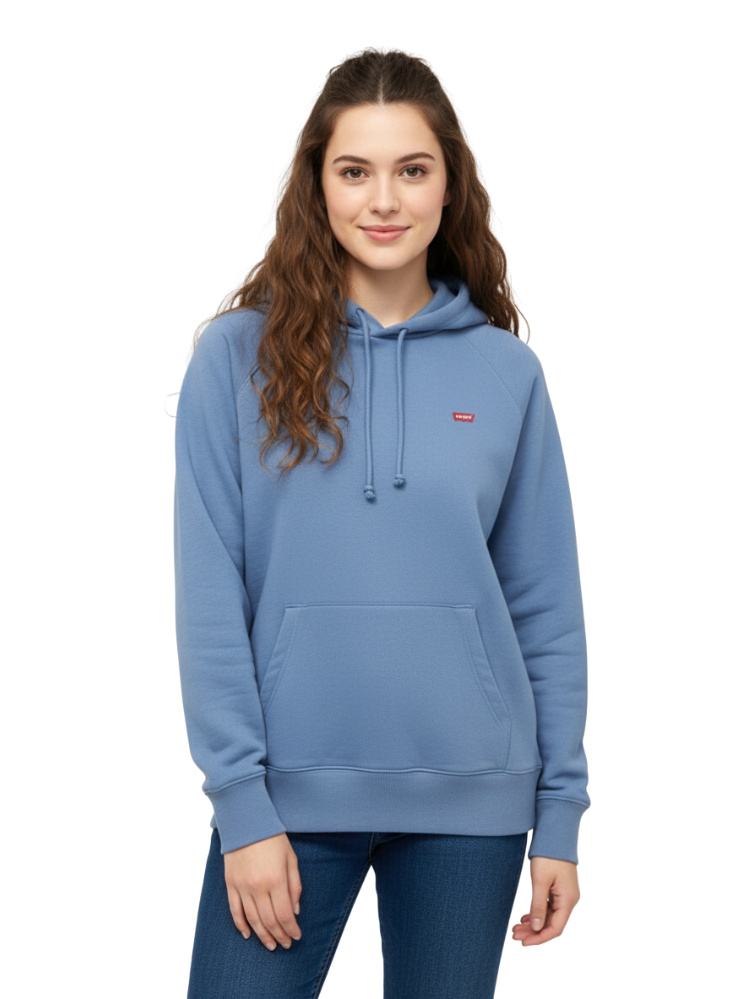 Levi's Women's Standard Hoodie - 856470006 Light Blue Levis