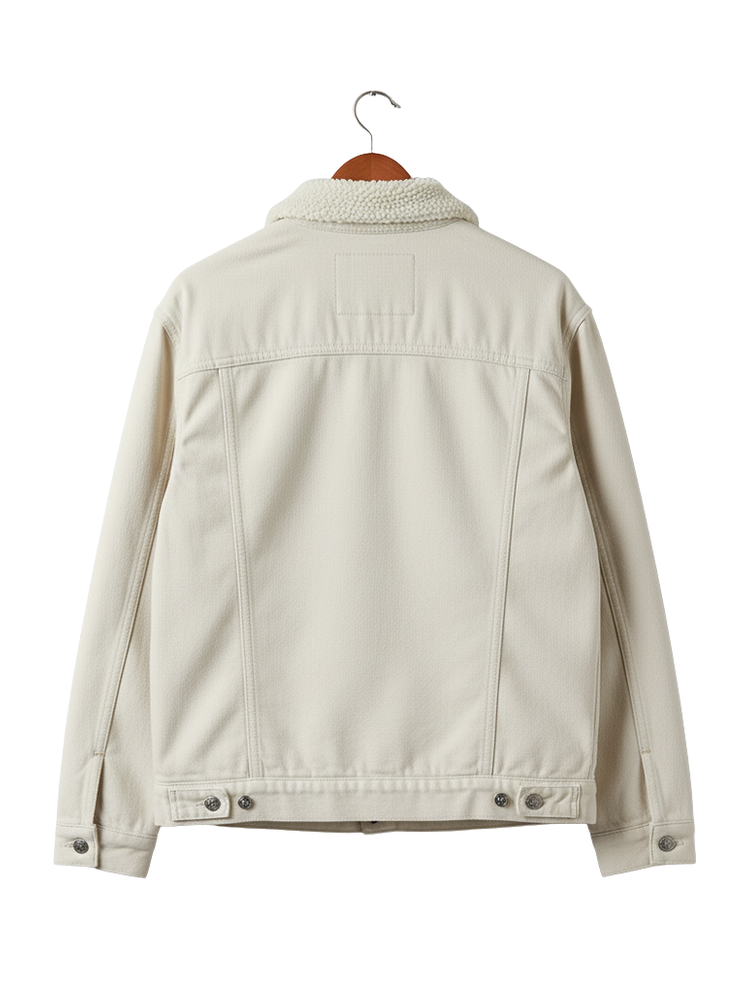Veste Sherpa Levis Ex-Boyfriend Beige Femme 361370030 Levis
