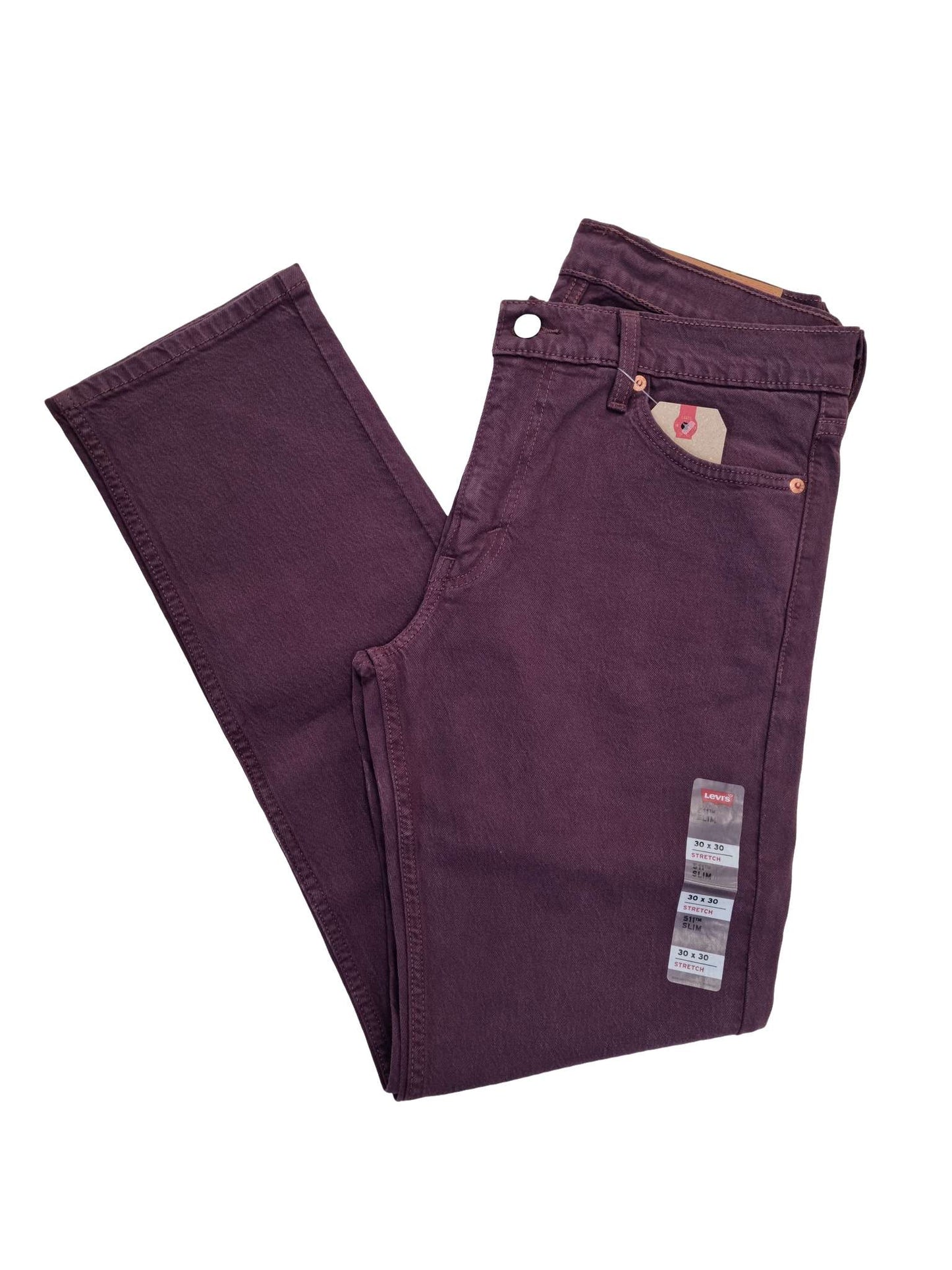LEVIS 511 JEANS RED SLIM 5098