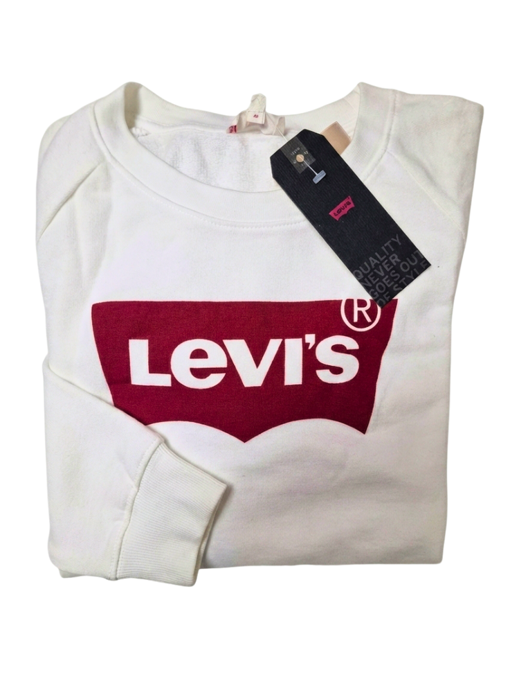 Sweatshirt Levi's Graphic Standard Crewneck Blanc 297170062 Levis