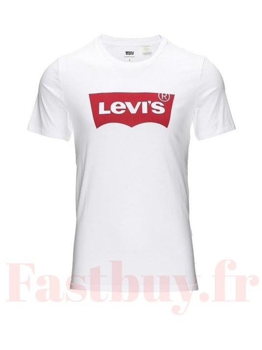 T-Shirt Levi's "The Perfect Tee" - Blanc - Logo Rouge Levis