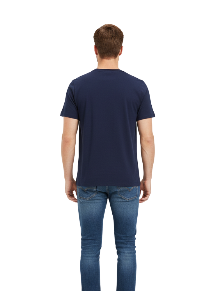 T-SHIRT LEVIS BATWING BLEU MARINE LOGO ROUGE Levis