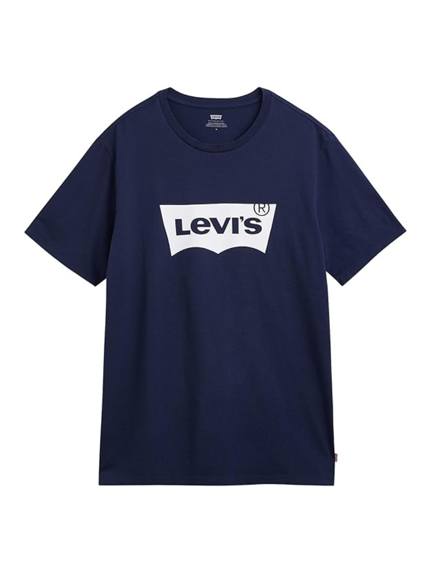 T-Shirt Levis Batwing Bleu Marine Logo Blanc Levis