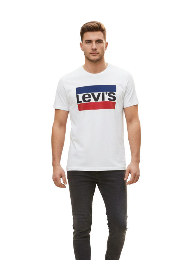 T-SHIRT LEVIS SPORTSWEAR GRAPHIC TEE BLANC Levis