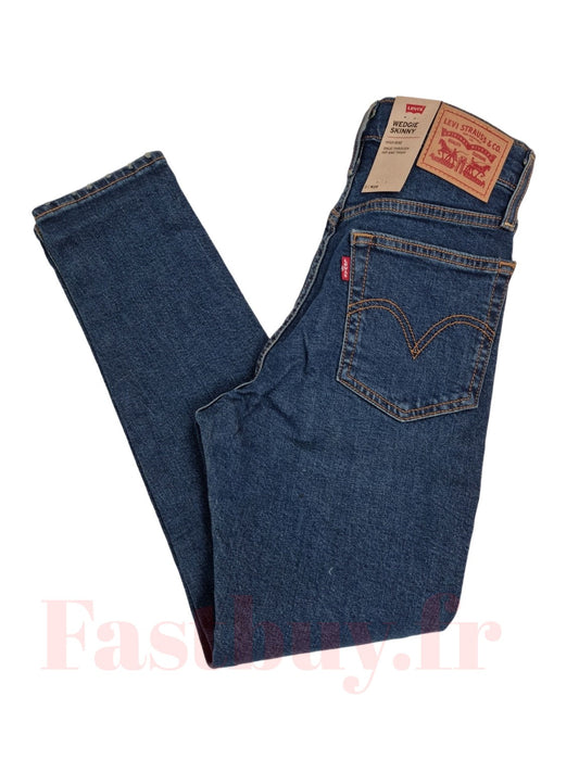 Jean Levis Wedgie Bleu 0053 Femme Levis