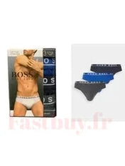 PACK 3X Slip Hugo Boss 402 Navy Gris Noir Hugo Boss